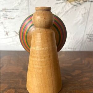 Rainbow Angel Multicolor Wooden Home Accent